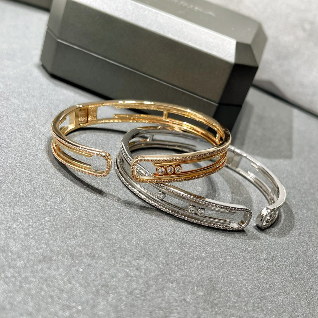 [Glow Jewelry]MOVE 10TH PAVED DIAMOND BRACELET