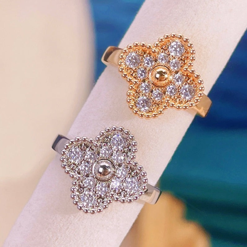 ¡®Glow Jewelry¡¯CLOVER DIAMOND RING