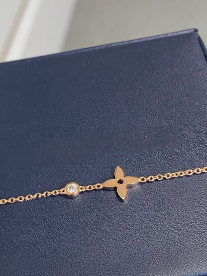 „Glow Jewelry“ STAR DIAMOND ROSÉGOLD-ARMBAND