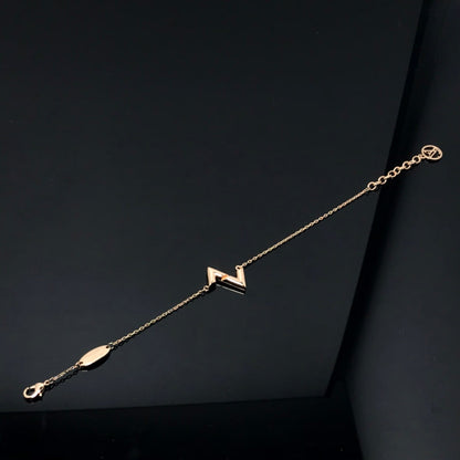 「グロー ジュエリー」VOLT LV ロゴ ブレスレット