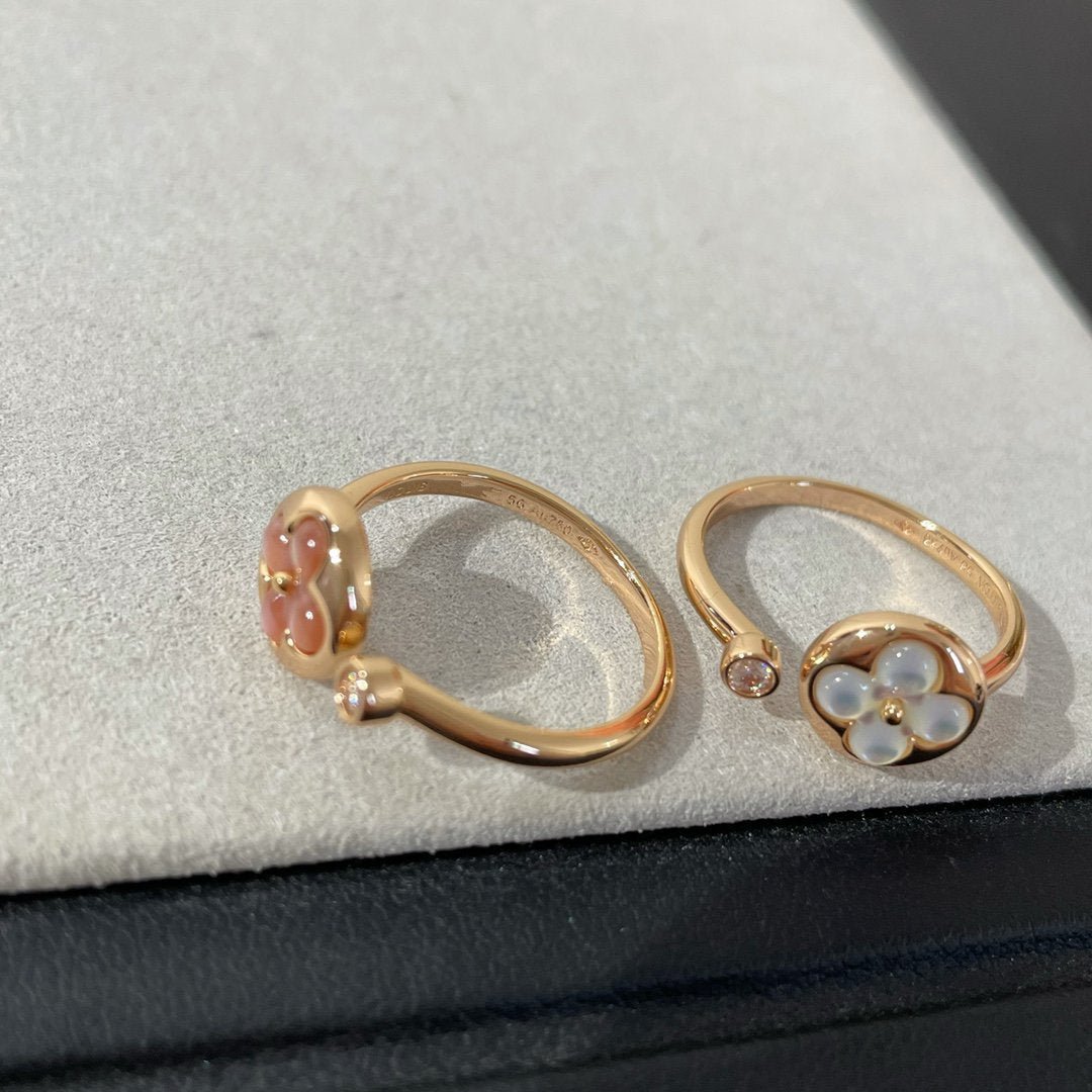 [Glow Jewelry]SUN 1 DIAMOND PINK MOP RING