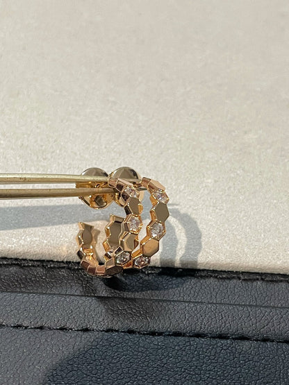 [Glow Jewelry]Hollow Design Four-Leaf Clover Flower Shape Ring