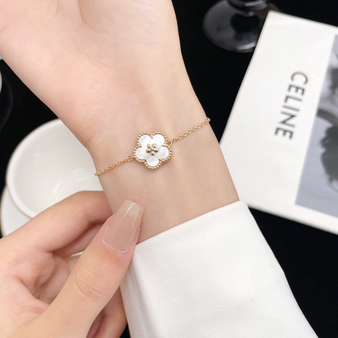 ¡®Glow Jewelry¡¯LUCKY SPRING ROSE GOLD MOP ARMBAND