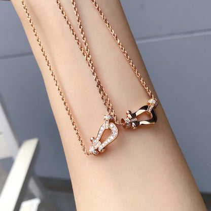 [Glow Jewelry]FORCE 10 PINK GOLD DIAMOND NECKLACE