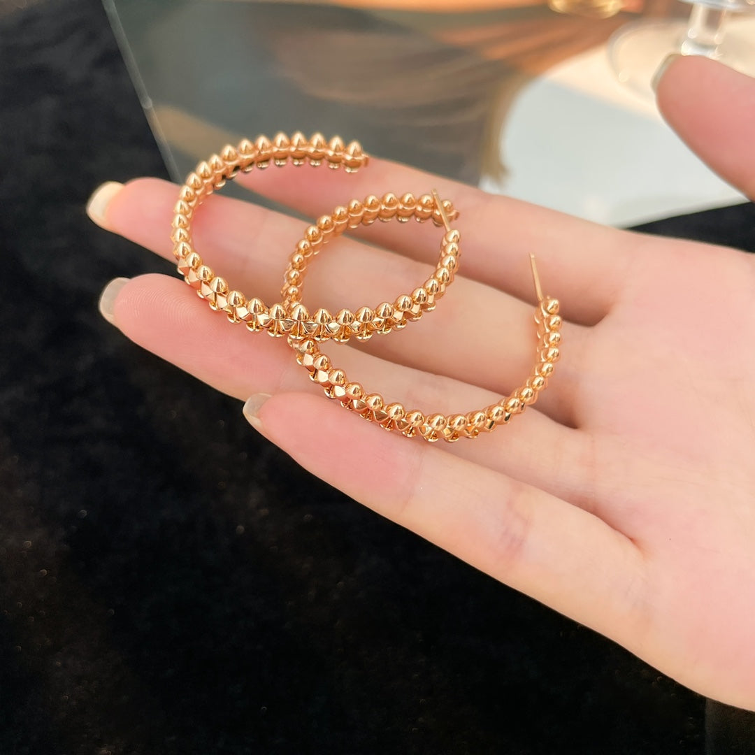 [Glow Jewelry]CLASH HOOP EARRINGS