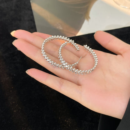 [Glow Jewelry]CLASH HOOP EARRINGS
