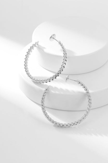 [Glow Jewelry]CLASH HOOP EARRINGS