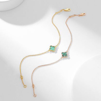 ¡®Glow Jewelry¡¯CLOVER BRACELET MALACHITE 1 MOTIF