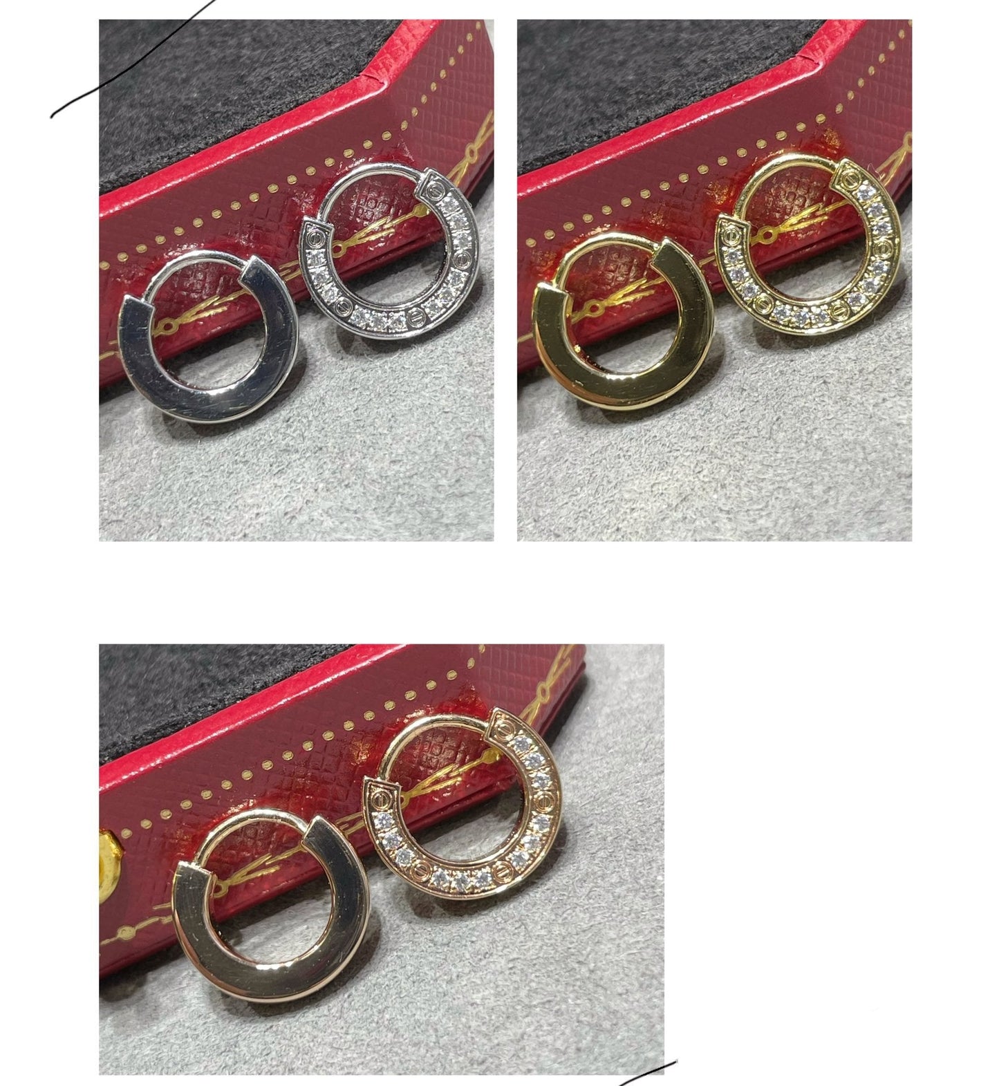 [Glow Jewelry]LOVE DIAMOND EARRINGS
