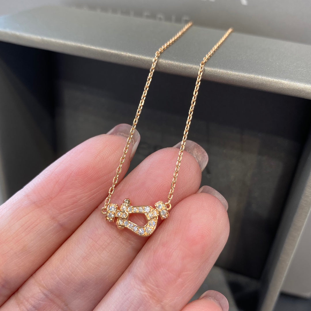 ¡®Glow Jewelry¡¯FORCE 10 DIAMOND PINK GOLD NECKLACE MINI MODEL