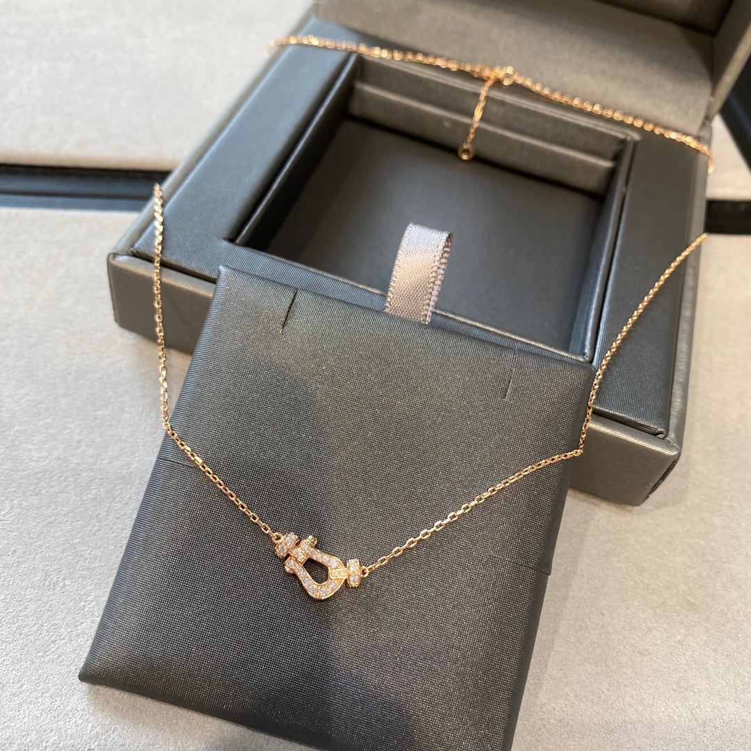 [Glow Jewelry]FORCE 10 DIAMOND PINK GOLD NECKLACE MINI MODEL