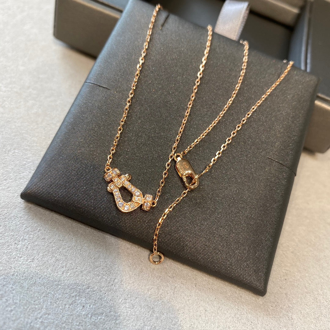 ¡®Glow Jewelry¡¯FORCE 10 DIAMOND PINK GOLD NECKLACE MINI MODEL