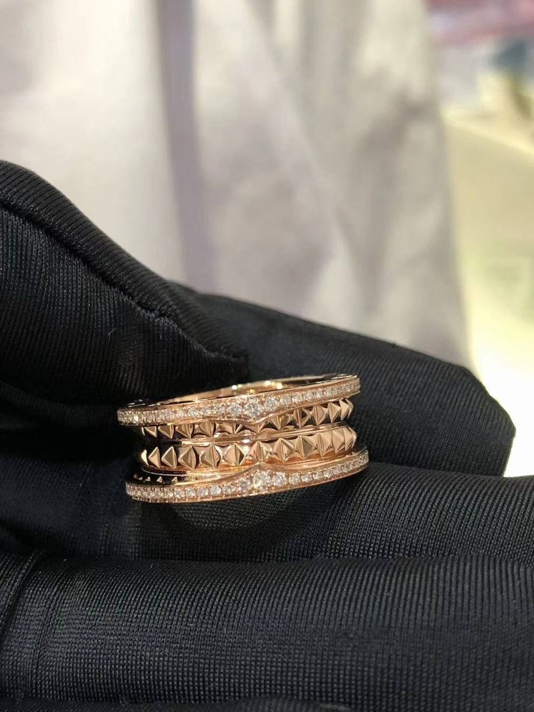 [Glow Jewelry]ZERO 1 ROCK DIAMOND PINK GOLD