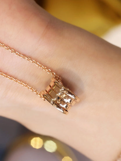 [Glow Jewelry]ZERO 1 PINK GOLD NECKLACE