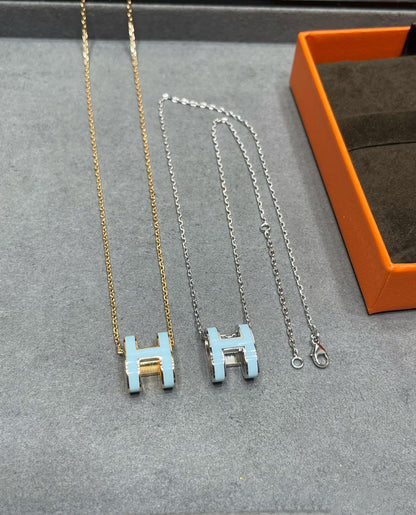 „Glow Jewelry“ POP H SKY BLUE HALSKETTE