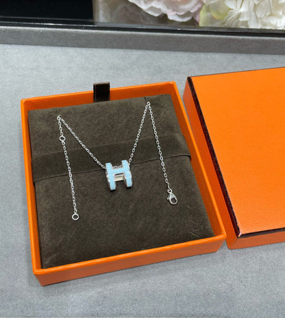 „Glow Jewelry“ POP H HIMMELBLAUE HALSKETTE