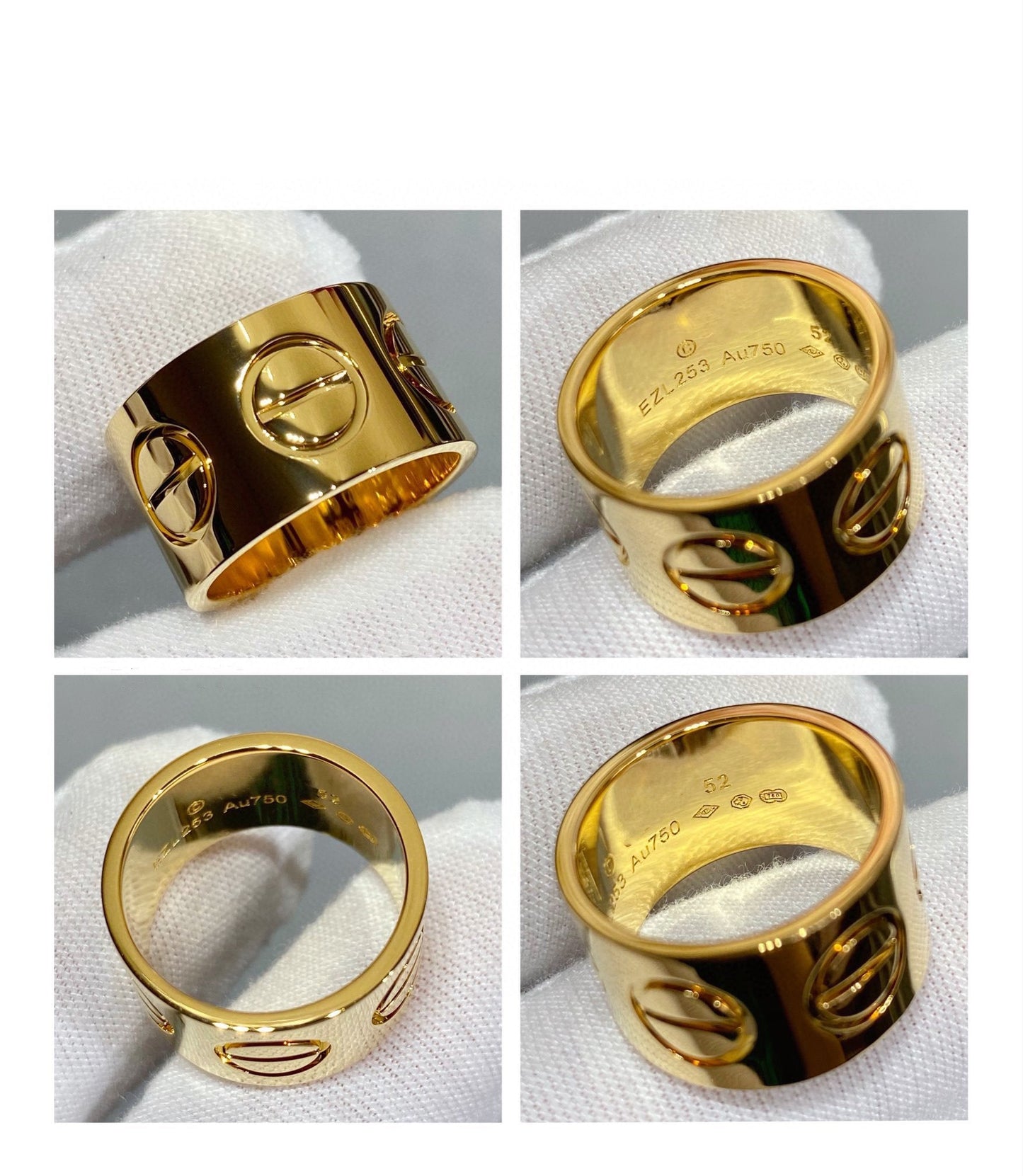 [Glow Jewelry]LOVE 11MM LARGE RING