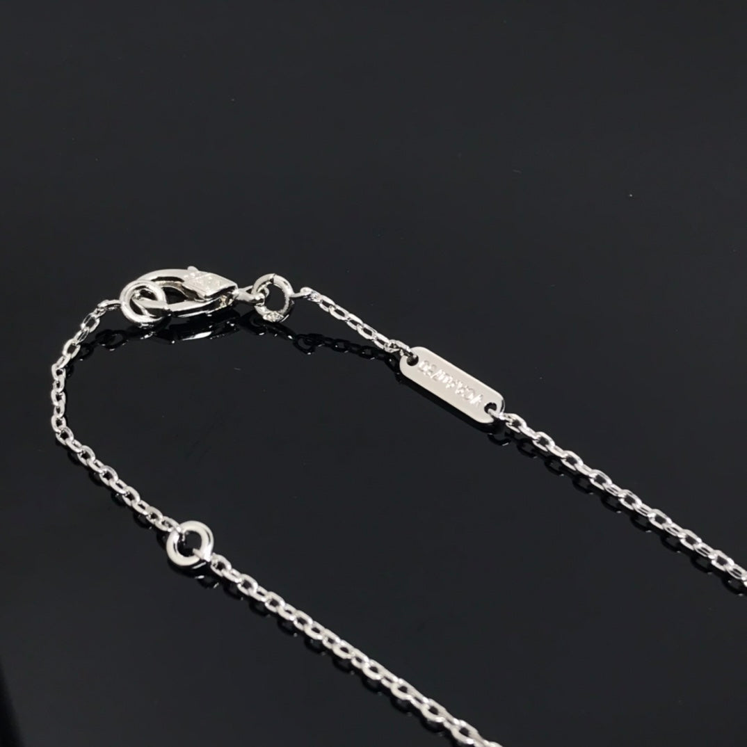 „Glow Jewelry“ KLEE PIETERSIT SILBER LANGE HALSKETTE