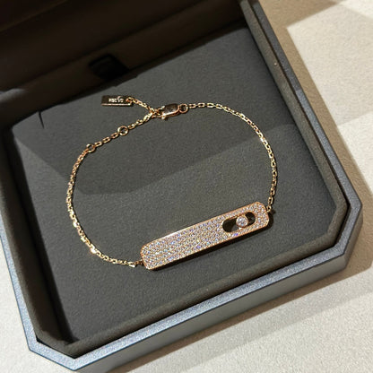[Glow Jewelry]MOVE CLASSIQUE DIAMOND PAVED BRACELET