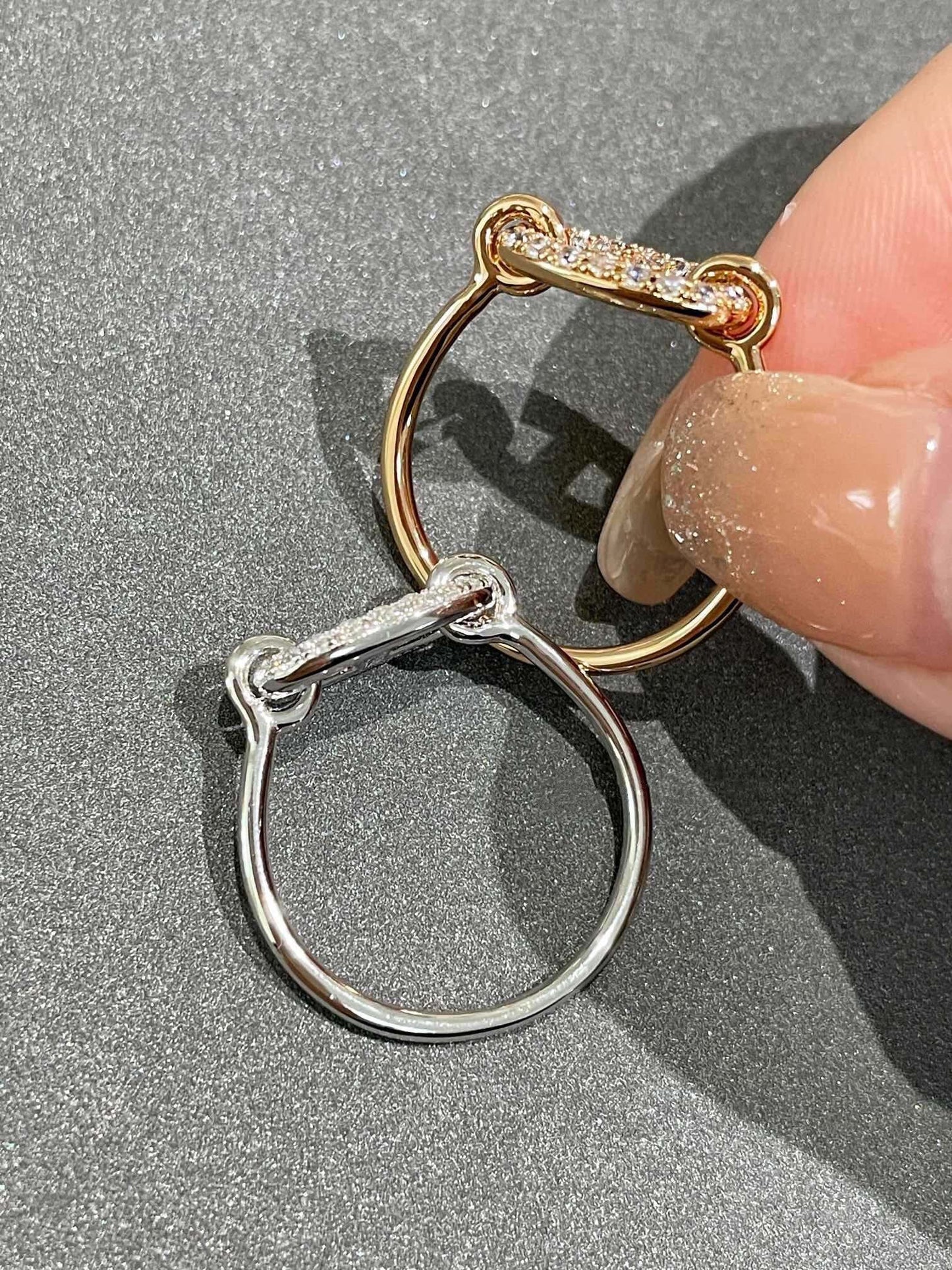 „Glow Jewelry“ RONDE KLEINER DIAMANTRING