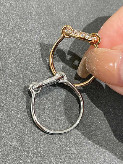 „Glow Jewelry“ RONDE KLEINER DIAMANTRING