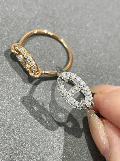 „Glow Jewelry“ RONDE KLEINER DIAMANTRING
