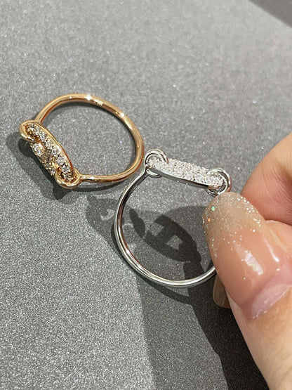 „Glow Jewelry“ RONDE KLEINER DIAMANTRING