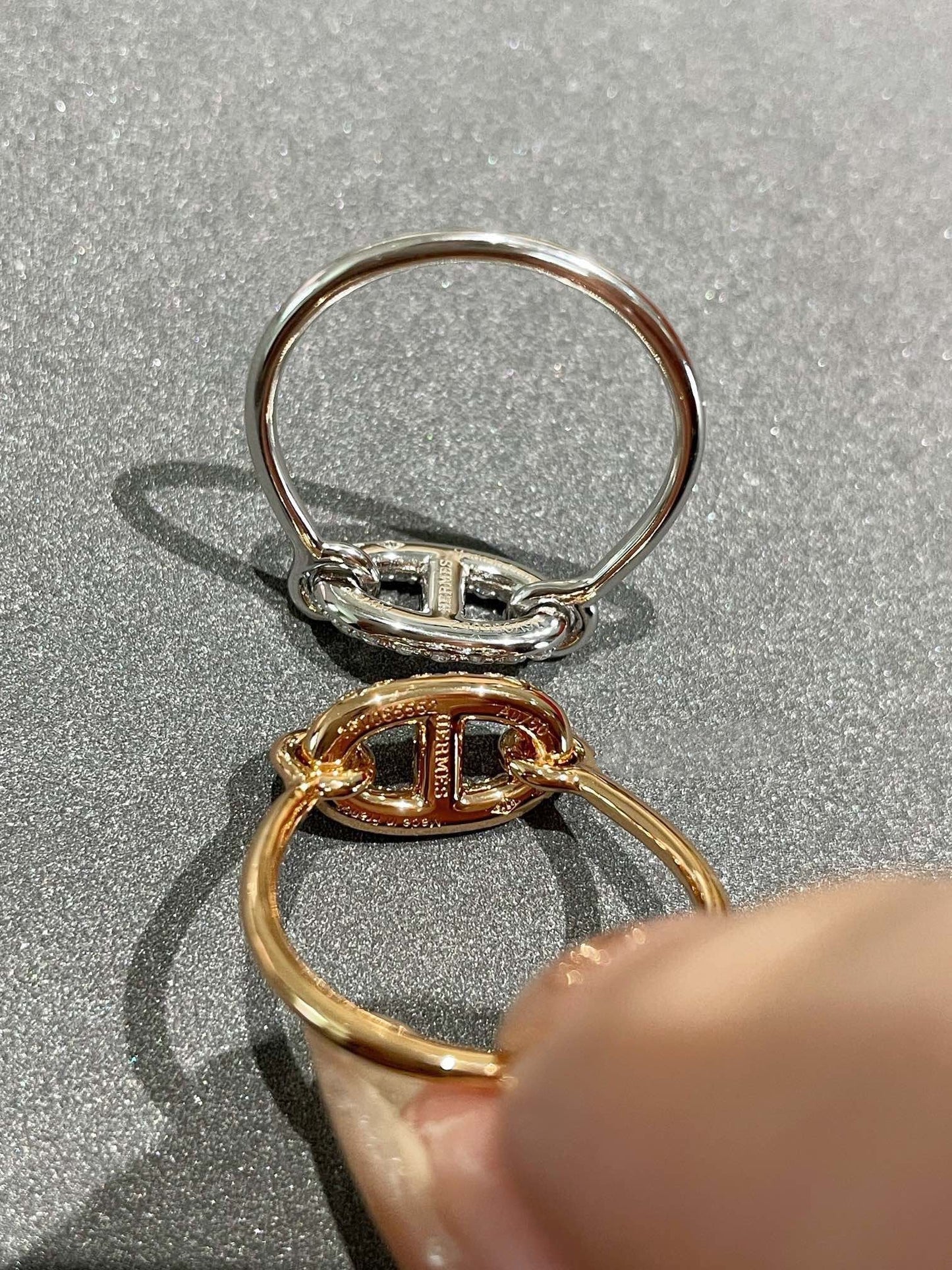 „Glow Jewelry“ RONDE KLEINER DIAMANTRING