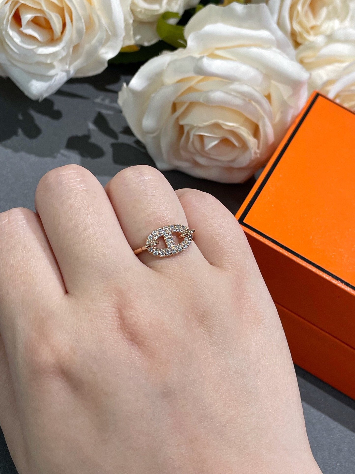 „Glow Jewelry“ RONDE KLEINER DIAMANTRING