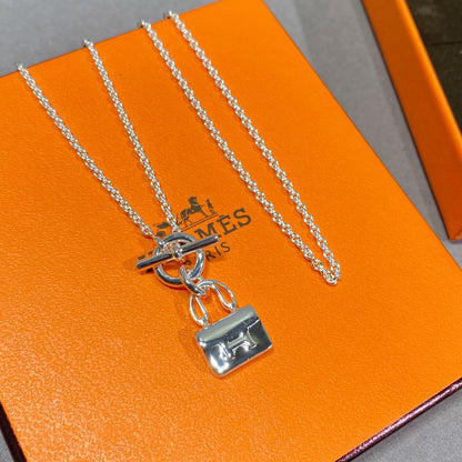 [Glow Jewelry]CONSTANCE PEDANT SILVER NECKLACE
