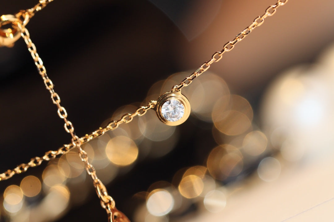 „Glow Jewelry“DAMOUR DIAMANTENKETTE