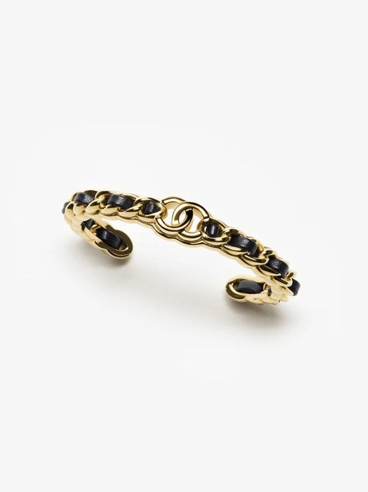 [Glow Jewelry]Double C Open Bangle