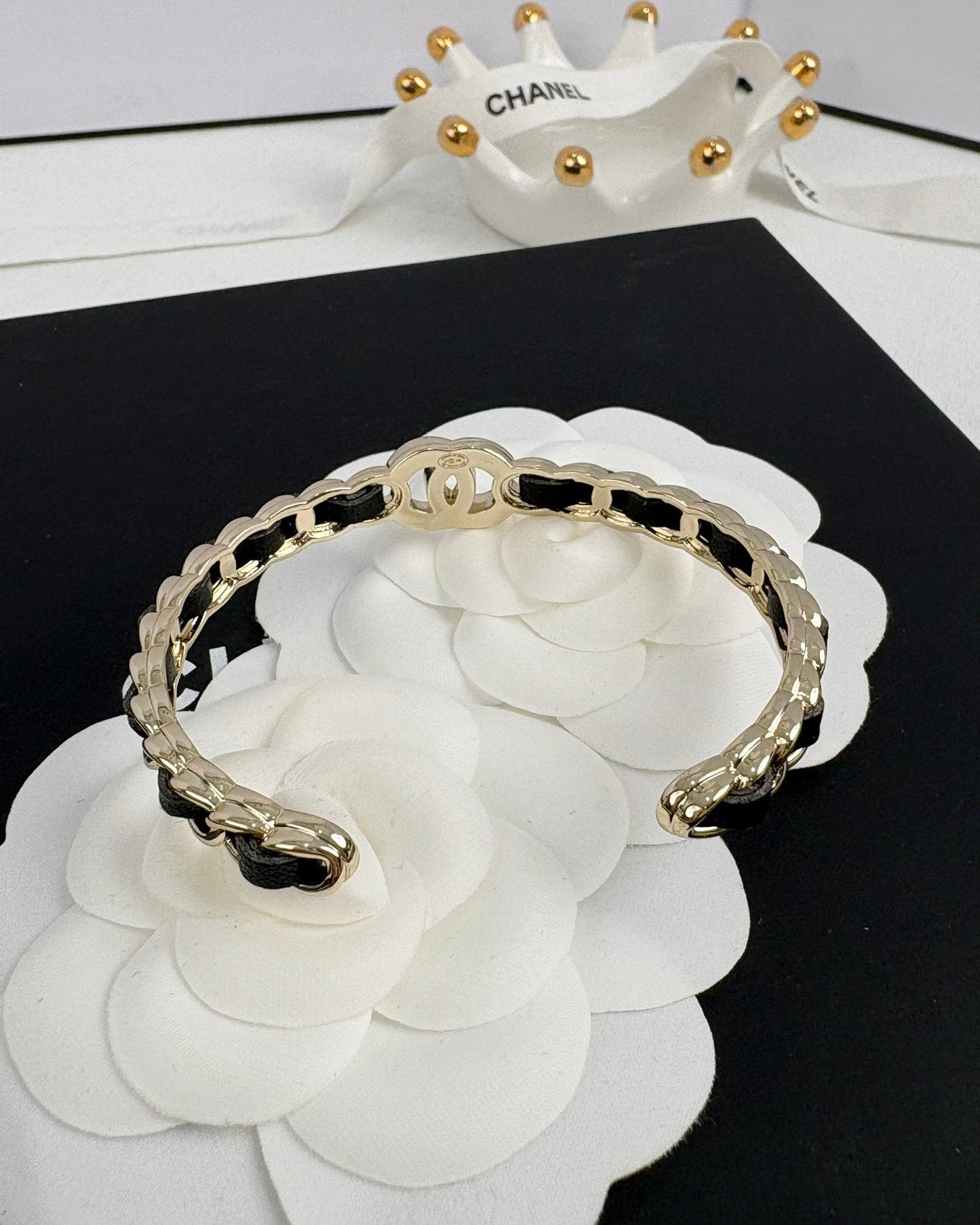 [Glow Jewelry]Double C Open Bangle