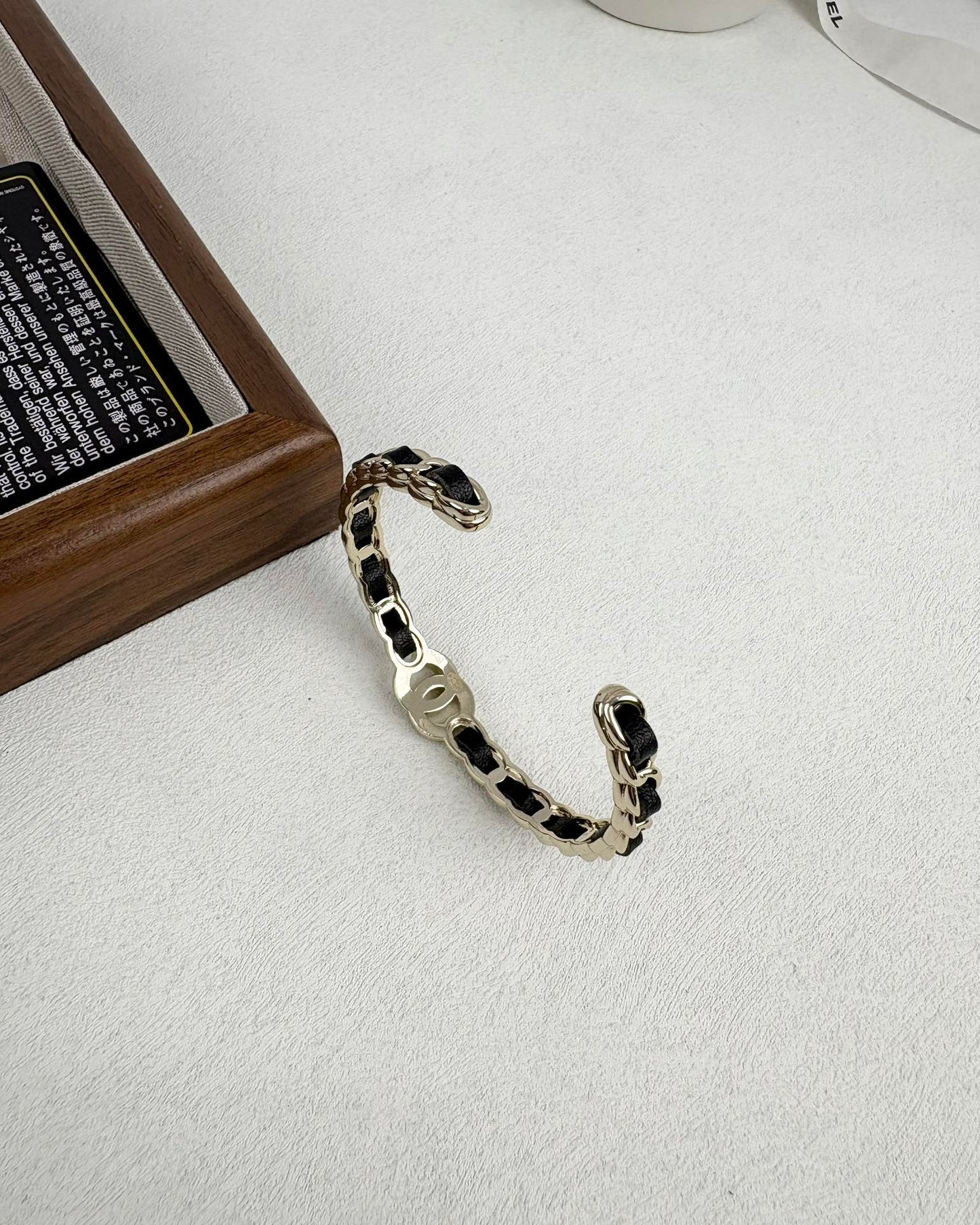 [Glow Jewelry]Double C Open Bangle