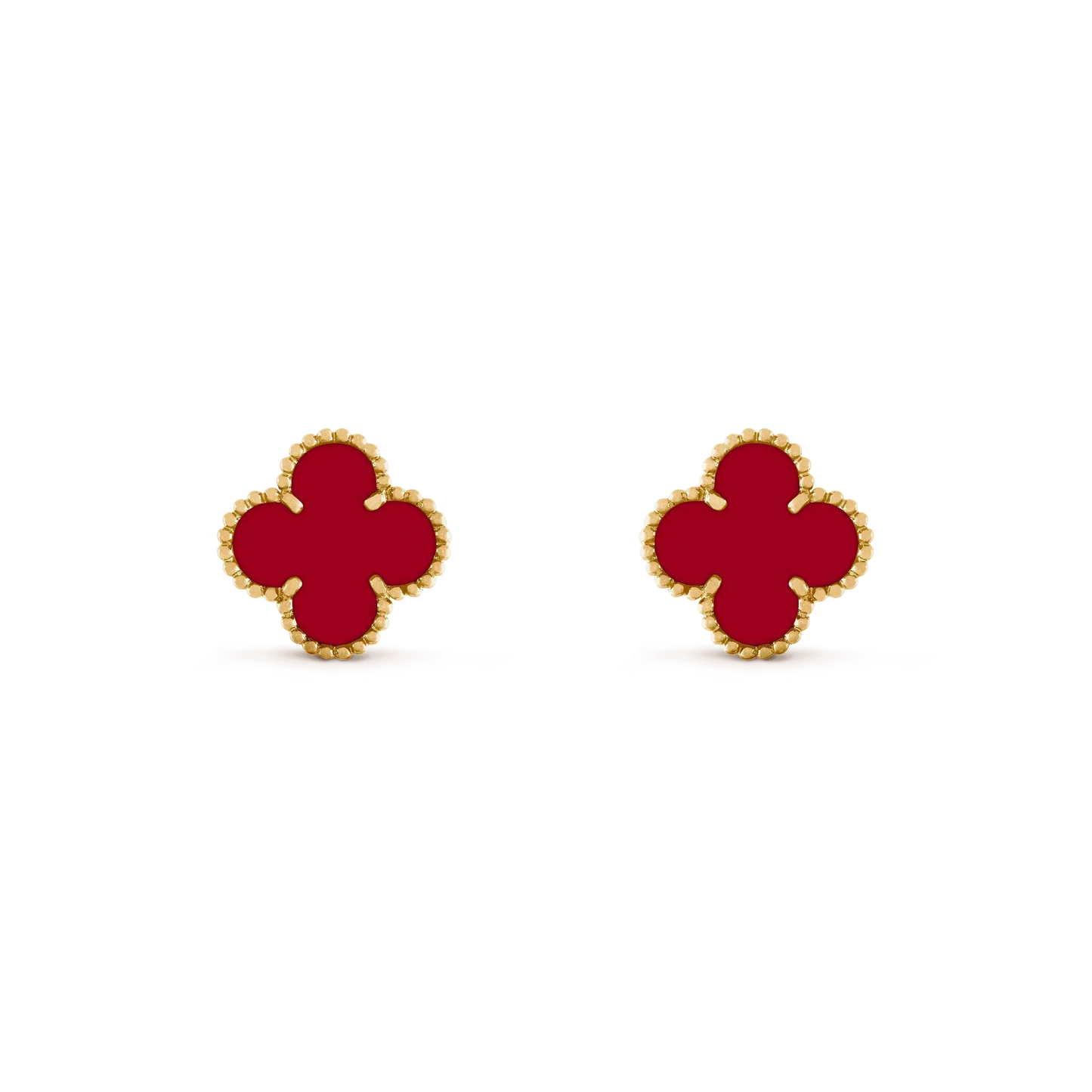¡®Glow Jewelry¡¯CLOVER MEDIUM 1 MOTIFS CARNELIAN  EARRINGS