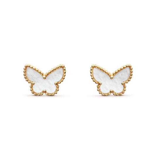 [Glow Jewelry]SWEET BUTTERFLY MOP EARSTUDS