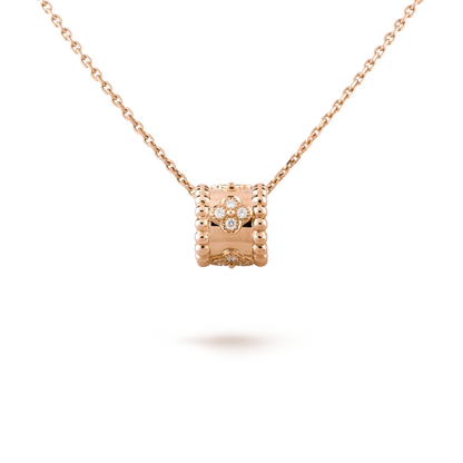 „Glow Jewelry“ PERLEE ANHÄNGERKETTE GOLD / ROSÉGOLD