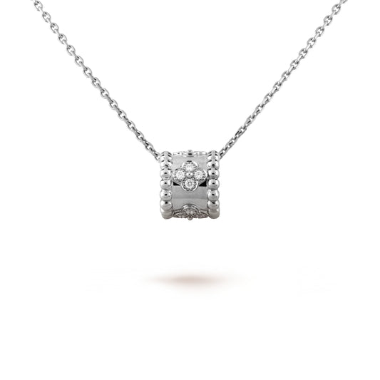 „Glow Jewelry“ PERLEE ANHÄNGER SILBER DIAMANTEN HALSKETTE