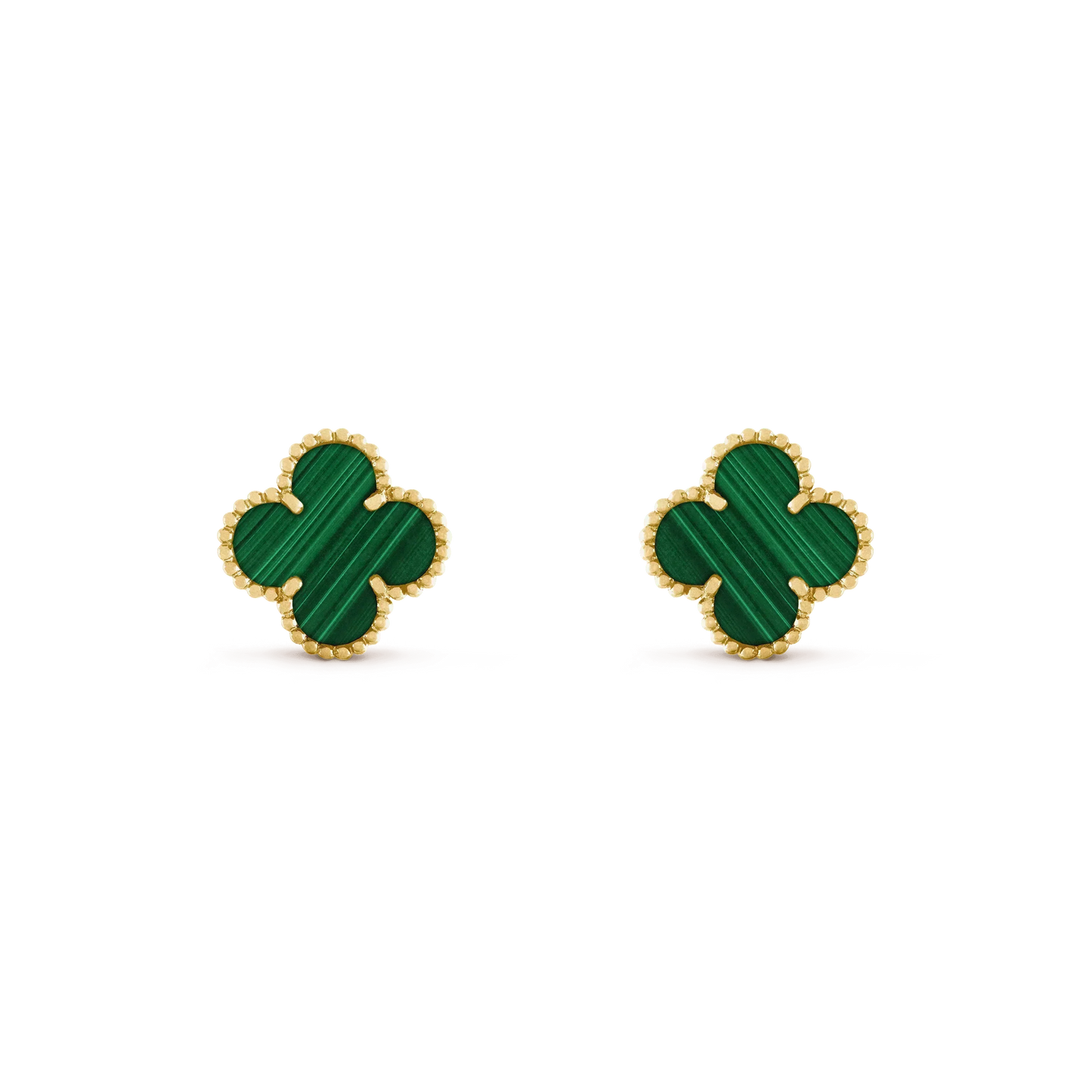 ¡®Glow Jewelry¡¯CLOVER MEDIUM 1 MOTIFS MALACHIT OHRRINGE