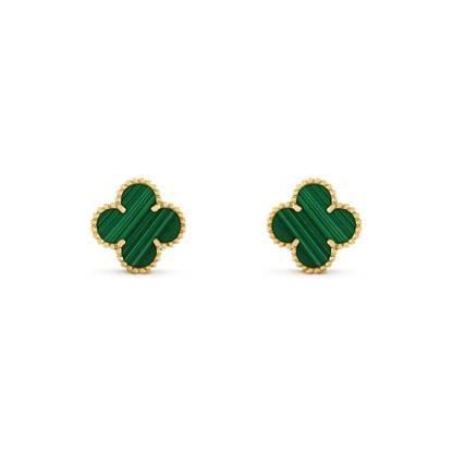 ¡®Glow Jewelry¡¯CLOVER MEDIUM 1 MOTIFS MALACHIT OHRRINGE