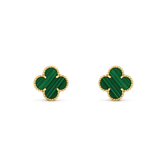 ¡®Glow Jewelry¡¯CLOVER MEDIUM 1 MOTIFS MALACHIT OHRRINGE