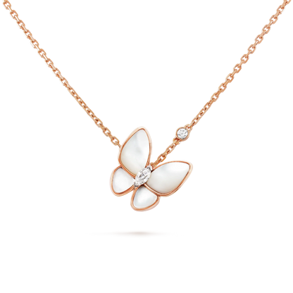 ¡®Glow Jewelry¡¯BUTTERFLY MOP DIAMOND NECKLACE