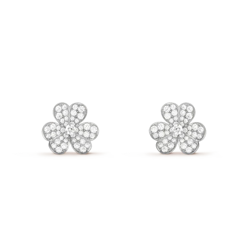 [Glow Jewelry]CLOVER COMOS DIAMOND EARRINGS SILVER