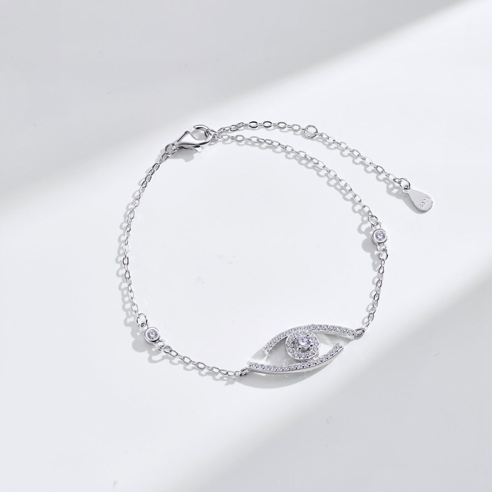 [Glow Jewelry]Lucky Eye Pave-Set Diamond Bracelet