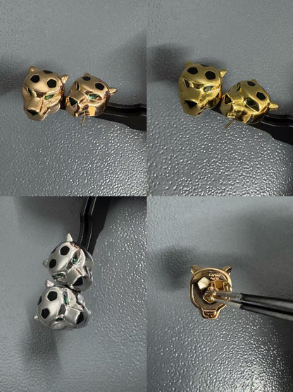 [Glow Jewelry] CHRRTAH-PRINT STUD EARRINGS, THREE COLORS