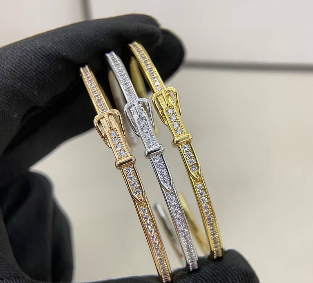[Glow Jewelry]DIAMOND-ENCRUSTED BRACELET THREE COLORS