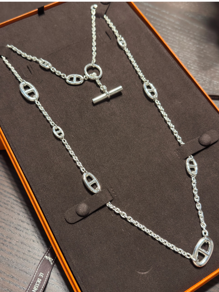 [Glow Jewelry]Classic Silver Sweater Chain