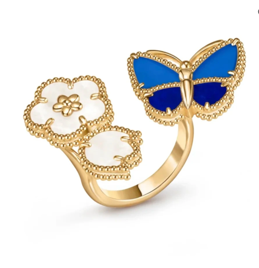 [Glow Jewelry]2026 NEW TWIN BUTTERFLY LUCKY RING