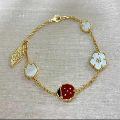 ¡®Glow Jewelry¡¯LUCKY SPRING 5 MOTIF BRACELET