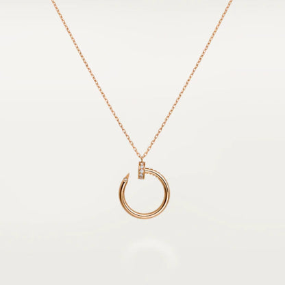 [Glow Jewelry]JUSTE NECKLACE PINK GOLD